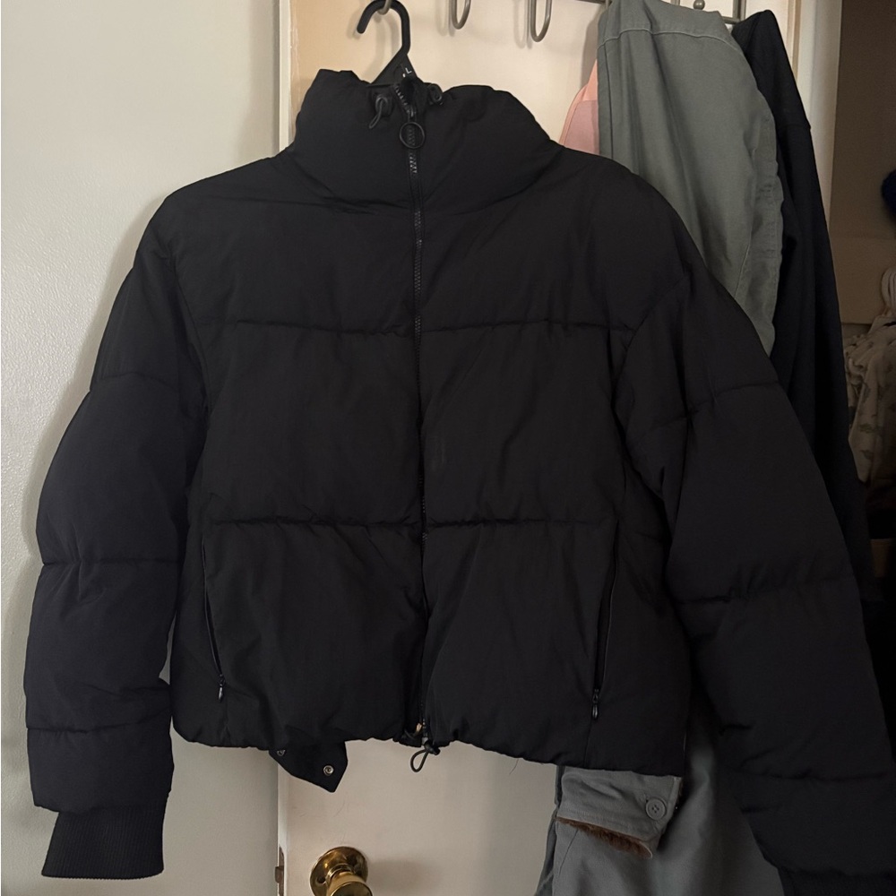 Zara Black Puffer Jacket